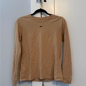 Nike Tan Crew Neck Tee